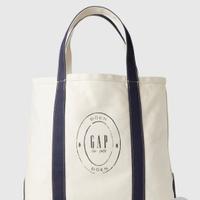 Borsa canvas cotton Gap usata bianco-blu