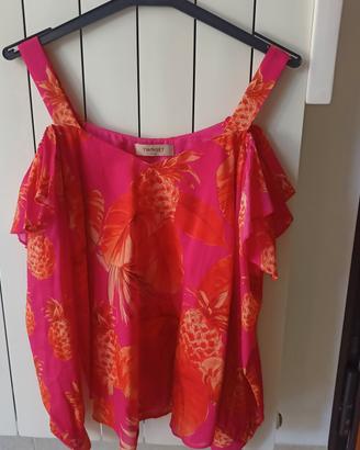 blusa twin set