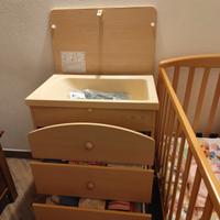 Fasciatoio Foppapedretti con Cassettiera e bagnett