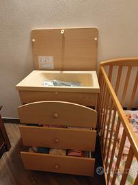 Fasciatoio Foppapedretti con Cassettiera e bagnett