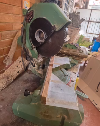Sega circolare da banco + troncatrice per Legno