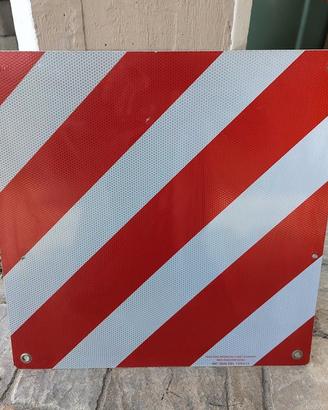 Cartello carico sporgente OMOLOGATO in metallo