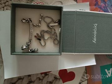 collana con croce+ bracciale 