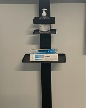 Colonnina per dispenser e porta guanti