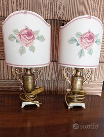 Antiche lampade da comodino Abat-jour 