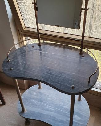 tavolino bagno vintage