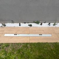 Stadia/livella alluminio 2 metri con bolla