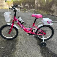 Bicicletta per bambina taglia 16