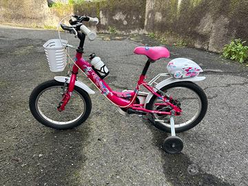 Bicicletta per bambina taglia 16