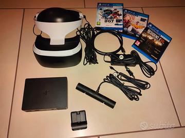 PLAYSTATION PSVR - VR HEADSET PS4 -VISORE COMPLETO