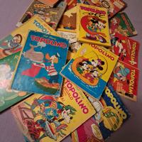 lotto di vecchi fumetti Topolino 