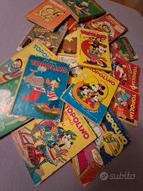lotto di vecchi fumetti Topolino 