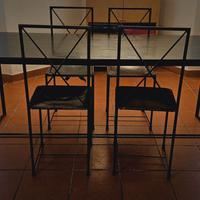 Tavolo e sedie Moka di Flexform