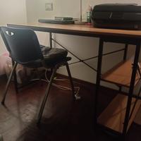 Scrivania con libreria integrata – Salvaspazio – 