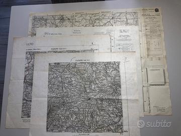 4 CARTE IGM 1:25000 APPENNINO MODENA  FANANO  SEST