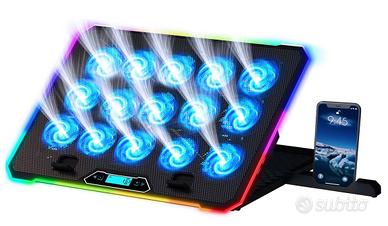 Base Laptop Gioco 15 Ventole fino 17” – NUOVO