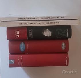 Lotto 5 libri Dizionari Italiano e Corso Inglese