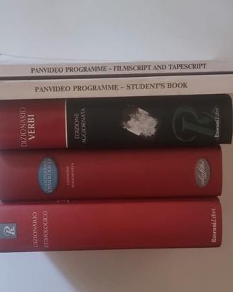 Lotto 5 libri Dizionari Italiano e Corso Inglese