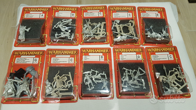 Warhammer miniature prime edizioni anni 80 nuove