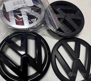 logo loghi GTi GTD golf polo volkswagen nero lucid