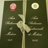 Cofanetto Aceto balsamico Igp e tradizionale Dop