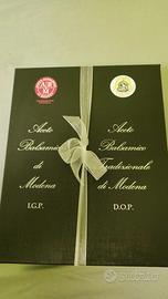 Cofanetto Aceto balsamico Igp e tradizionale Dop