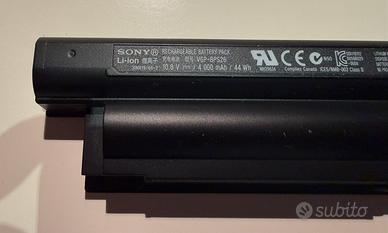 Batteria ricaricabile Sony Li-ion VGP-BPS26