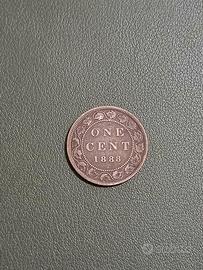 moneta 1 centesimo 1888 Canada