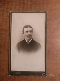 Antica foto di uomo francese- fine 1800'
