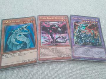 3 carte yu-gi-oh cyber quarter century rare 