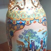 Vaso cinese grande originale Royal Satsuma 