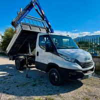 Iveco daily 35 2023 gru e ribaltabile 3.0 diesel