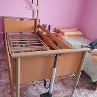 Letto degenza ortopedico elettrico + materasso ant