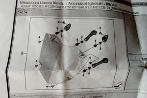 Kit protezione farò  per BMW GS originale bmw