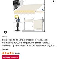 Tenda da balcone nuova