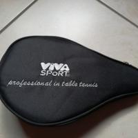 Racchetta tennis da tavolo con custodia