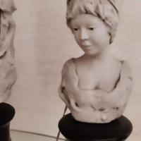 Statuine G.Visentin. Le jeune fille in biscuit