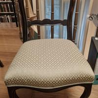 Coppia di Sedie Basse Vintage Classico da Camera