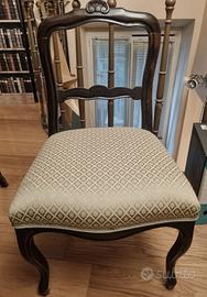 Coppia di Sedie Basse Vintage Classico da Camera