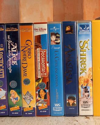 WALT DISNEY  9 CASSETTE VHS ORIGINALI + altre 9
