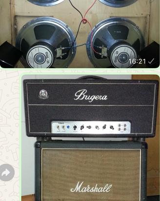 Testata bugera e cassa marshall 4x10