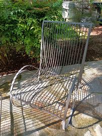 poltrone da giardino in ferro lavorato a mano 