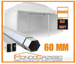 Gazebo professionale 3x6 alluminio 60mm con pareti