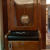 pendolo timbra cartellini vintage