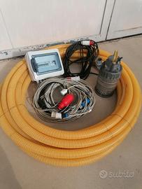 Elettropompa 380v e 30 metri di tubo e quadro