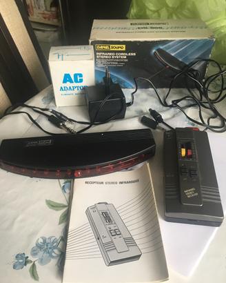 Infrarossi cordless stereo system