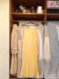 Vestito con spalline giallo