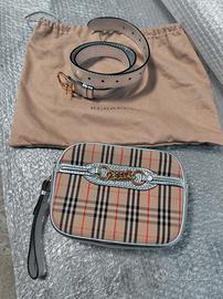 borsa marsupio BURBERRY originale check 