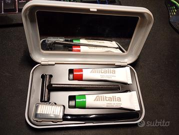 VINTAGE - COFANETTO TROUSSE ALITALIA CON SPECCHIO