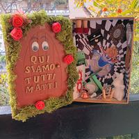 SCATOLA/LIBRO CON ALICE NEL PAESE DELLE MERAVIGLIE